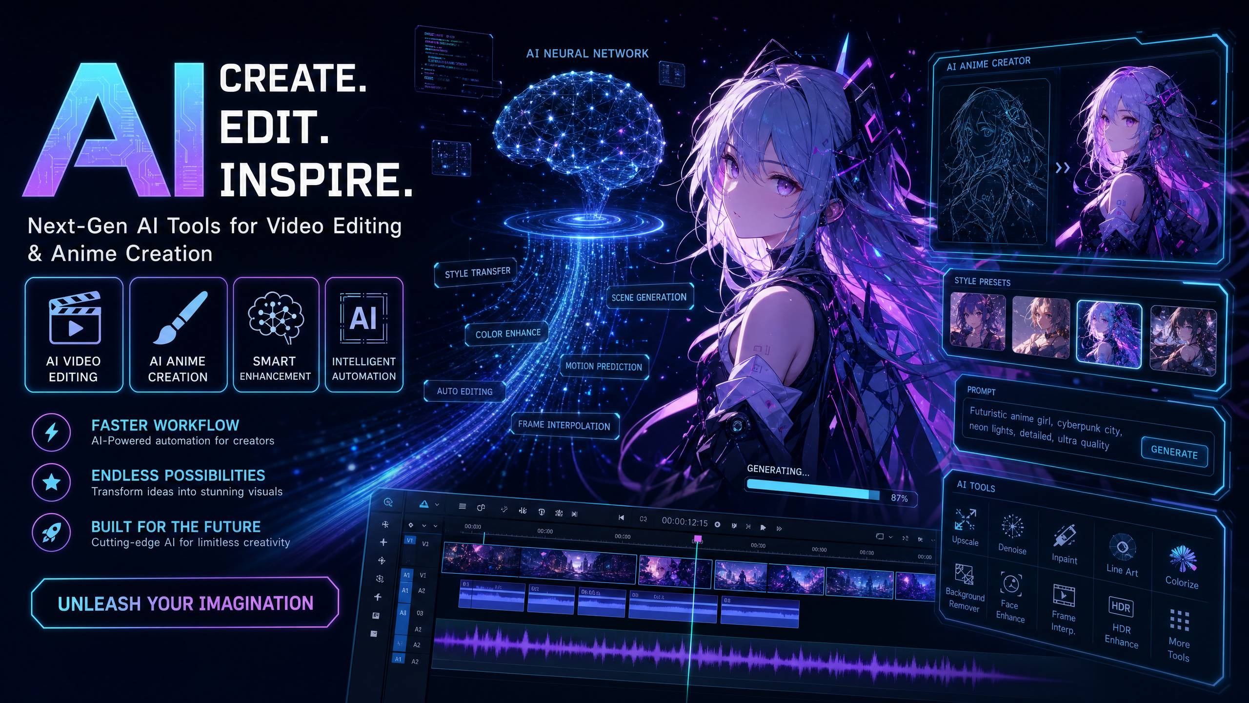 海角视频AI动漫创作工具平台